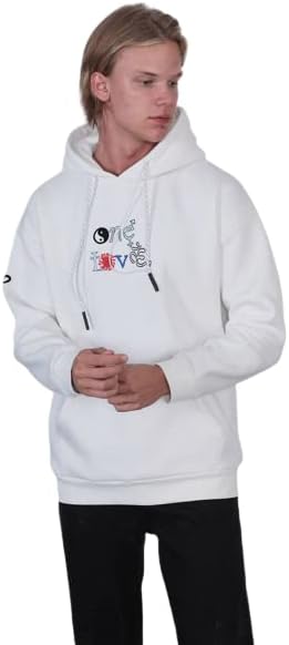 American Neighbor's Unisex Cotton-Blend Fleece Hooded Sweatshirt, highlighting its comfort, durability, and timeless style. Made from a premium blend of cotton and polyester, the sweatshirt offers warmth and breathability, with tearaway tags for comfort and double-needle stitching for durability. It's a versatile wardrobe staple suitable for any occasion