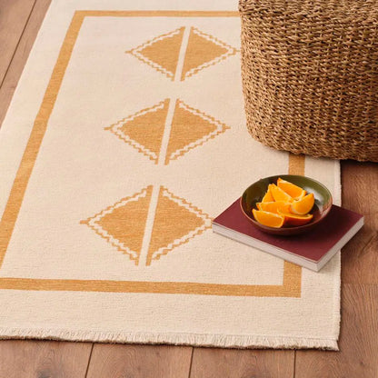 Double-Sided Handmade Rug - Exquisite Craftsmanship and Versatile Design