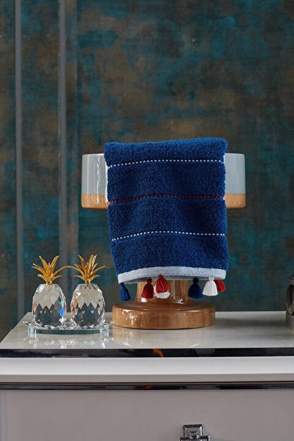 Blue Washcloth - Refreshing and Versatile Bathroom Essential