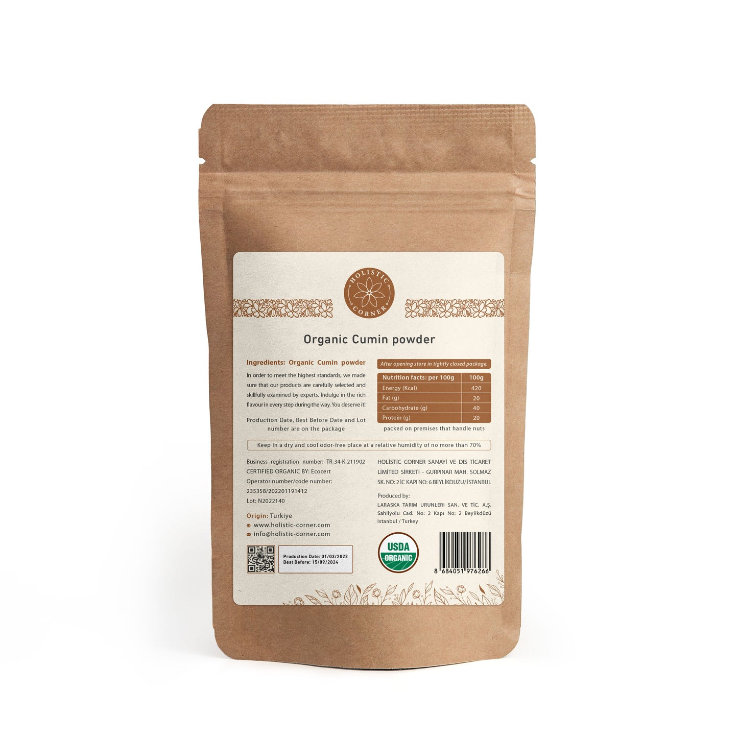 Organic Cumin Powder - 0.19 lb | Buy Quality Spices Online