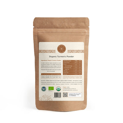Enhance your meals with the vibrant and flavorful Organic Turmeric Powder, packed with natural goodness, in a convenient 0.19 lb packaging.